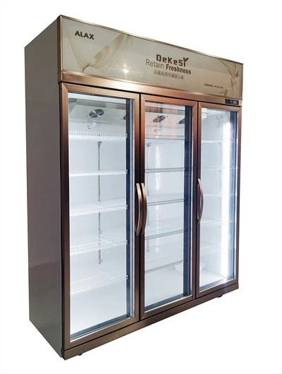 Chladič pre sklenené dvere supermarketu